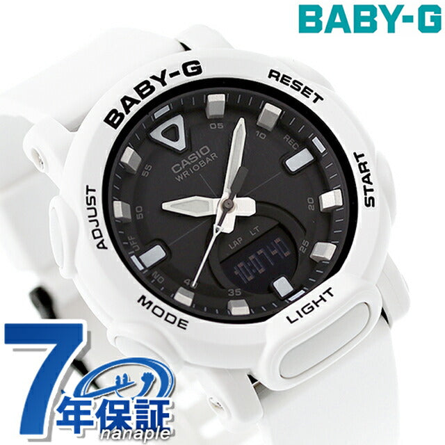 Baby G Baby Jie BABY-G Quartz BGA-310-7A2 BGA-310 Ladies Watch Brand Casio Anadige Black White Black BGA-310-7A2DR