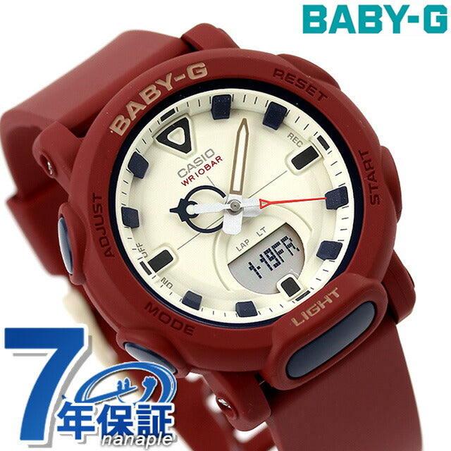 Baby G Baby Baby-G BGA-310RP-4A女士观看品牌Casio 卡西欧 Anadisi Cream Red Red BGA-310RP-4ADR