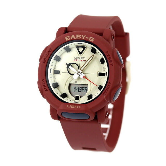 Baby G Baby Baby BABY-G BGA-310RP-4A Ladies Watch Brand Casio CASIO Anadisy Cream Red Red Red BGA-310RP-4ADR