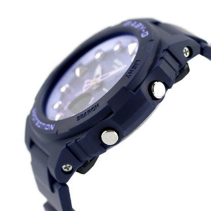 ベビーg ベビージー Baby-G クォーツ 電池式 BGA-320-2A BGA-320シリーズ レディース 腕時計 ブランド カシオ casio アナデジ パープル ネイビー BGA-320-2ADR