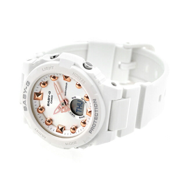 Baby G baby-G BABY-G BGA-320-7A2 Ladies Watch Brand Casio Anadisy Silver White White White BGA-320-7A2DR