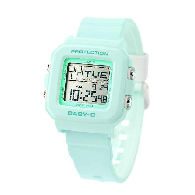 ベビーg ベビージー Baby-G BGD-10-3 BGD-10シリーズ レディース 腕時計 ブランド カシオ casio デジタル ミントグリーン BGD-10-3DR