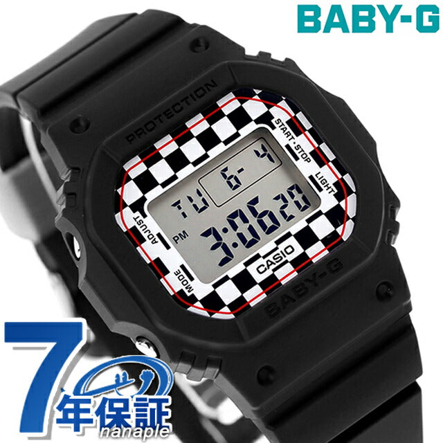 Baby G Baby Baby-G Baby-G BGD-565GS-1 BGD-565系列海外模特女士观看品牌Casio 卡西欧 数字黑色黑色BGD-565GS-1DR