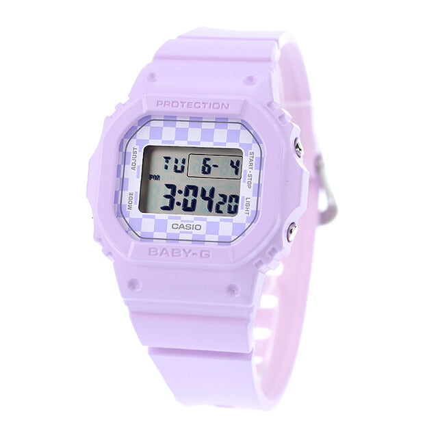 Baby G Baby Baby-G Baby-G BGD-565GS-6 BGD-565系列海外模特女士观看品牌Casio 卡西欧 数字紫色BGD-565GS-6DR