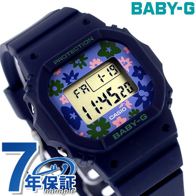 Baby G Baby Baby BABY-G BGD-565RP-2 Overseas Model Ladies Watch Brand Casio Casio Digital Navy BGD-565RP-2DR