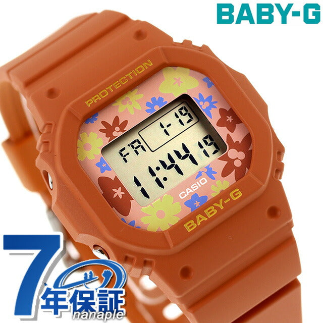 Baby G Baby-G BGD-565RP-4海外模特女士女士手表Casio 卡西欧 数字橙色BGD-565RP-4DR