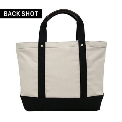 ビバリーヒルズポロクラブ トートバッグ メンズ レディース ブランド キャンバストートバッグL Cotton 152456 IV BK BK バッグ BH1008N-IVBKBK