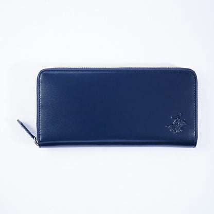 ビバリーヒルズポロクラブ 財布 メンズ ブランド 長財布 革 レザーウォレット 小銭入れあり ネイビー ブラック BHG-M1001-NVBK