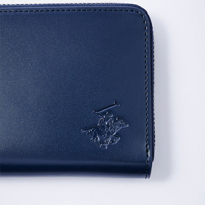 ビバリーヒルズポロクラブ 財布 メンズ ブランド 長財布 革 レザーウォレット 小銭入れあり ネイビー ブラック BHG-M1001-NVBK