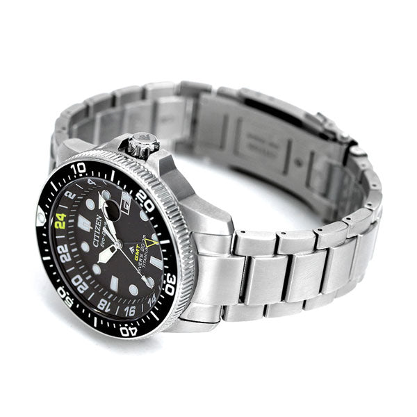 Citizen Promaster Marine Eco Drive Solar GMT Divers Watch Watch Brand BJ7110-89E Citizen Black Men&