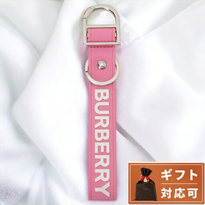 バーバリー BURBERRY 8071076 A8407 ロゴディテール シリコン キーリング キーホルダー バブルガムピンク メンズ レディース ユニセックス BKBU00146M