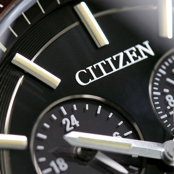 Citizen Eco Drive太阳能计时码表太阳能观看品牌BL5495-72E公民黑色黑色