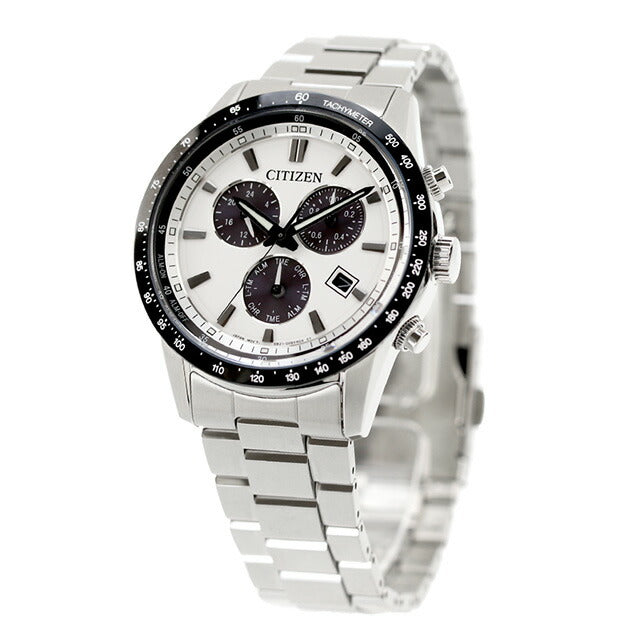 シチズン コレクション 光発電エコドライブ 腕時計 ブランド メンズ クロノグラフ ソーラー CITIZEN COLLECTION BL5614-59A アナログ ホワイト 白 BL5614-59A