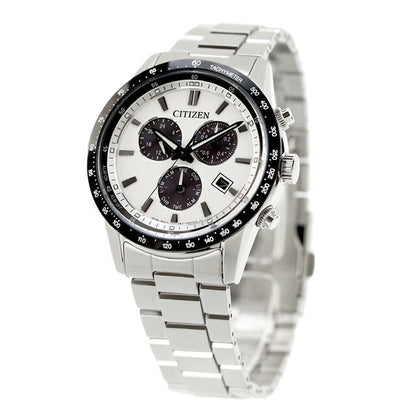 シチズン コレクション 光発電エコドライブ 腕時計 ブランド メンズ クロノグラフ ソーラー CITIZEN COLLECTION BL5614-59A アナログ ホワイト 白 BL5614-59A