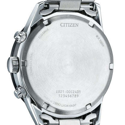 シチズン コレクション 光発電エコドライブ 腕時計 ブランド メンズ クロノグラフ ソーラー CITIZEN COLLECTION BL5614-59A アナログ ホワイト 白 BL5614-59A