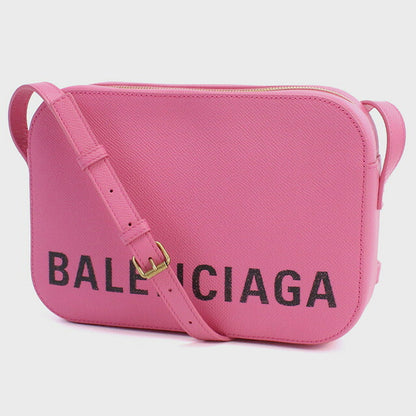 バレンシアガ 斜め掛け ショルダーバッグ レディース ブランド BALENCIAGA レザー イタリア 558172 ROSE BUBBG-L NOIR ピンク系 バッグ BLC558172021