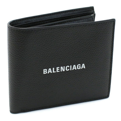 バレンシアガ 二折財布小銭入付き メンズ ブランド BALENCIAGA イタリア 594315 ブラック 財布 BLC594315011