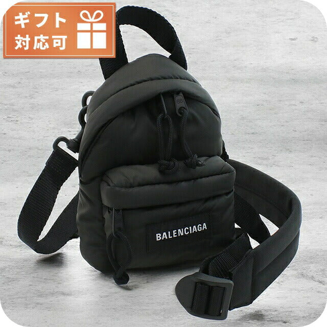 バレンシアガ 斜め掛け ショルダーバッグ ユニセックス ブランド BALENCIAGA イタリア 656060 ブラック バッグ BLC656060011