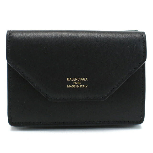 バレンシアガ 三折財布小銭入付き レディース ブランド BALENCIAGA イタリア 736730 ブラック 財布 BLC736730011