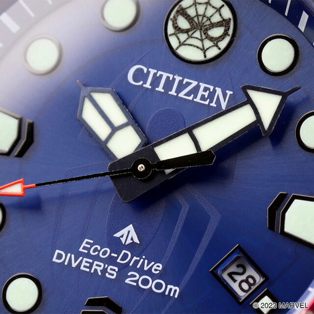 Citizen Premaster Marvel Spider-Man Model Eco Drive Watch Brand Men&