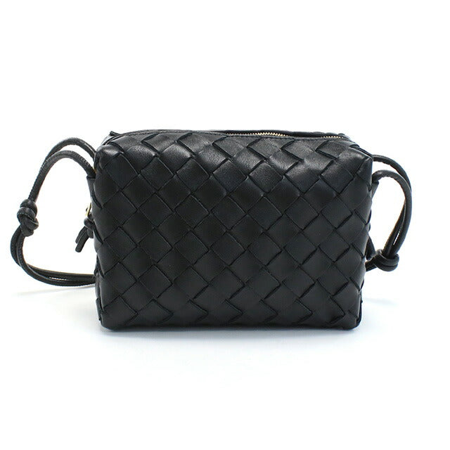 ボッテガ・ヴェネタ 斜め掛け ショルダーバッグ レディース ブランド BOTTEGA VENETA イタリア 680254 ブラック バッグ BOT680254011