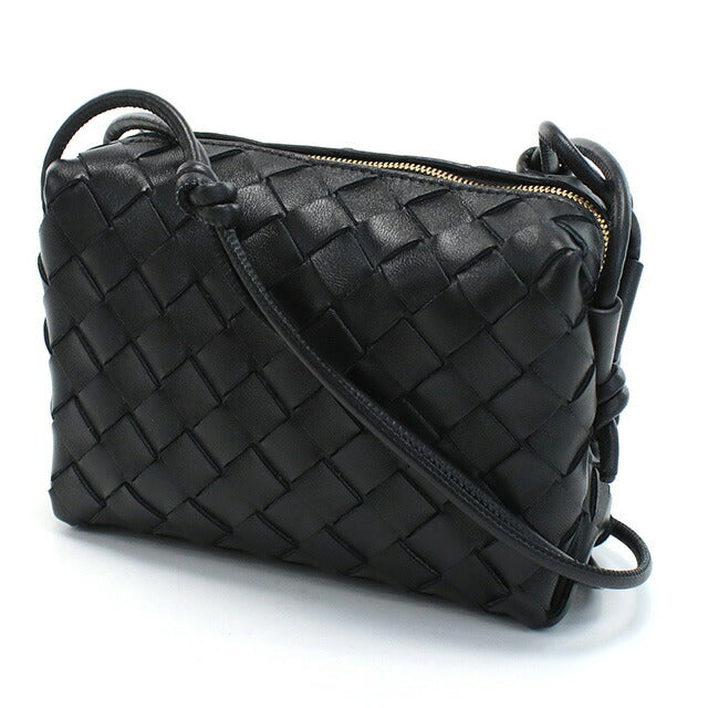 ボッテガ・ヴェネタ 斜め掛け ショルダーバッグ レディース ブランド BOTTEGA VENETA イタリア 680254 ブラック バッグ BOT680254011