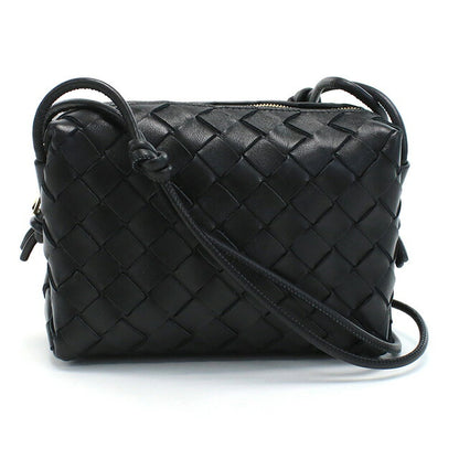 ボッテガ・ヴェネタ 斜め掛け ショルダーバッグ レディース ブランド BOTTEGA VENETA イタリア 680254 ブラック バッグ BOT680254011