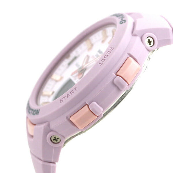 Baby G Baby Jie Baby-G Ladies观看品牌BSA-B100运行慢跑脚踏板蓝牙BSA-B100-4A2DR Cassioravender