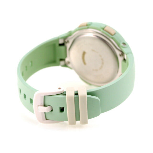 Baby G Baby Baby BABY-G Quartz BSA-B100CS-3A Smartphone Link Bluetooth Ladies Watch Brand Casio Anadige Pastel Green BSA-B100CS-3ADR