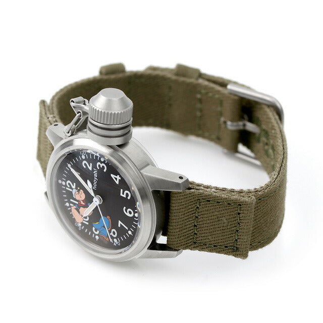 蒙罗洛（Montrolo）洛洛伊（Loroy）军事观看Bushu Watch Popilly Limited版本Quartz Watch Brand M.R.M.W. BSPS-E1-POP-FAB-GR