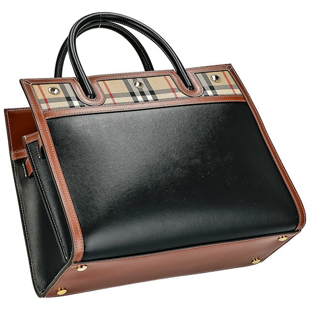バ−バリ− トートバッグ レディース ブランド BURBERRY 8025269 ブラック BU-8025269