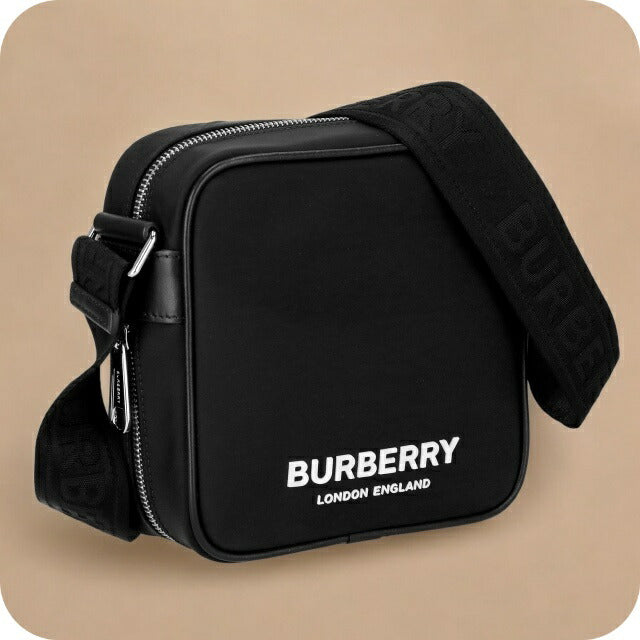 バ−バリ− ショルダーバッグ メンズ レディース ブランド BURBERRY 8066111 ブラック BU-8066111