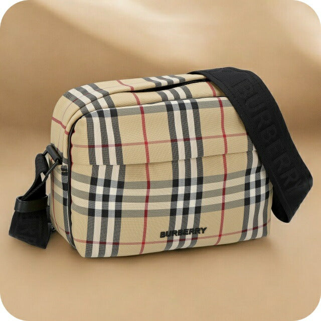 バ−バリ− ショルダーバッグ メンズ ブランド BURBERRY 8069760 ベージュ BU-8069760-A7026