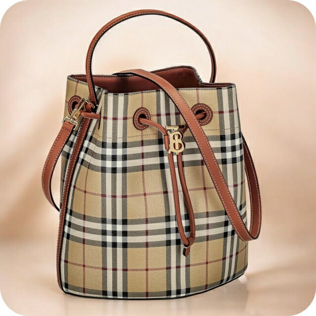 バ−バリ− ハンドバッグ レディース ブランド BURBERRY 8073948 ベージュ BU-8073948