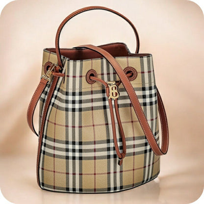 バ−バリ− ハンドバッグ レディース ブランド BURBERRY 8073948 ベージュ BU-8073948