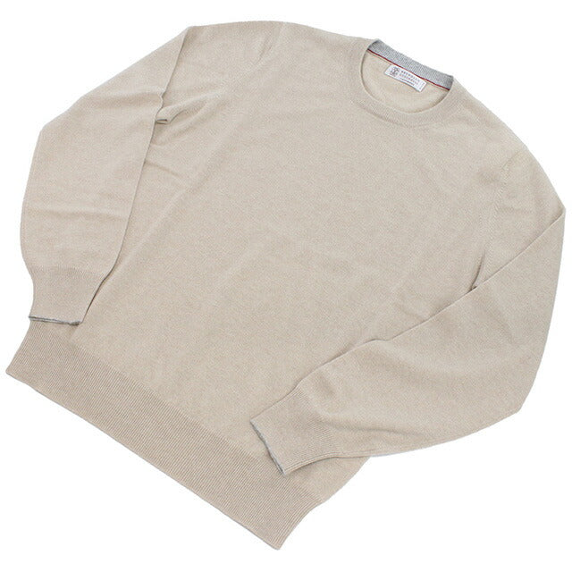 Brunerokuchinelli针织男士品牌Brunello Cucinelli Cashmere 100％意大利M2200100米色时尚精选BUCM2200100A