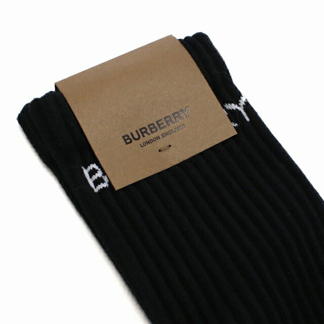 バーバリー ソックス レディース ブランド BURBERRY ポルトガル 8047240 BLACK ブラック ウェア 選べるモデル BUR8047240A