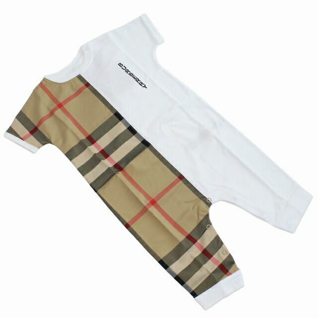 バーバリー ロンパース ベビー ブランド BURBERRY タイ 8048349 WHITE ホワイト系 ウェア 選べるモデル BUR8048349A