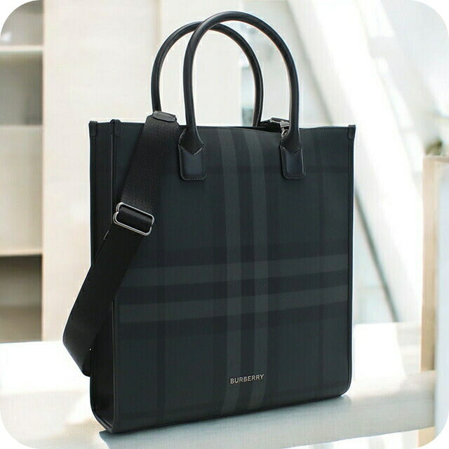 バーバリー トートバッグ ユニセックス ブランド BURBERRY ルーマニア 8062951 CHARCOAL グレー系 バッグ BUR8062951011