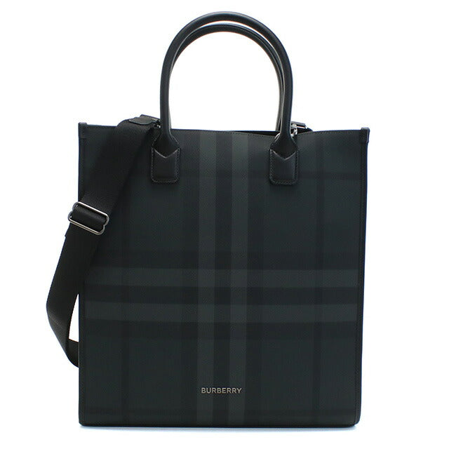 バーバリー トートバッグ ユニセックス ブランド BURBERRY ルーマニア 8062951 CHARCOAL グレー系 バッグ BUR8062951011