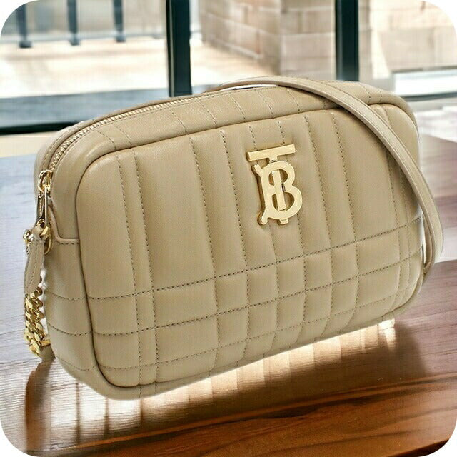 バーバリー 斜め掛けショルダーバッグ レディース レザー イタリア 8063022 OAT BEIGE ベージュ系 バッグ BUR8063022011