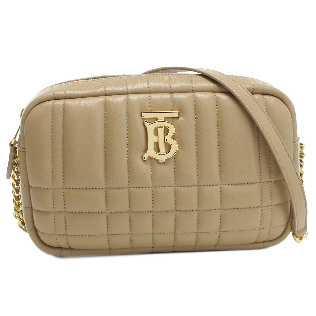 バーバリー 斜め掛けショルダーバッグ レディース レザー イタリア 8063022 OAT BEIGE ベージュ系 バッグ BUR8063022011