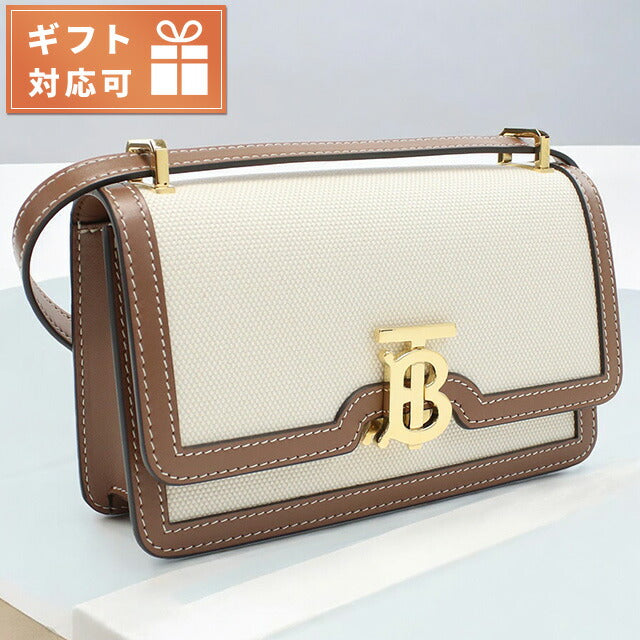 バーバリー 斜め掛け ショルダーバッグ レディース ブランド BURBERRY イタリア 8070574 NATURAL-MALT BROWN ホワイト系 バッグ BUR8070574011