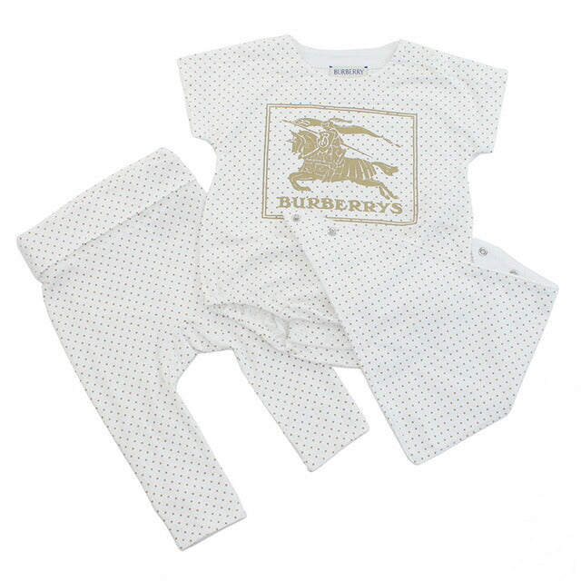 バーバリー ロンパース ベビー ブランド BURBERRY タイ 8078866 ARCHIVE BEIGE IP PAT ベージュ系 ウェア 選べるモデル BUR8078866A