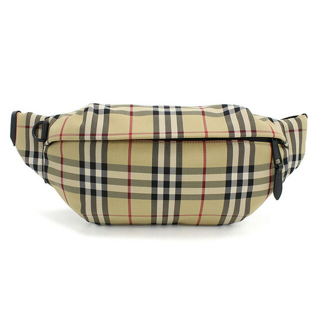 バーバリー ボディバッグ メンズ ブランド BURBERRY ナイロン ルーマニア 8084114 ベージュ系 マルチカラー バッグ BUR8084114011
