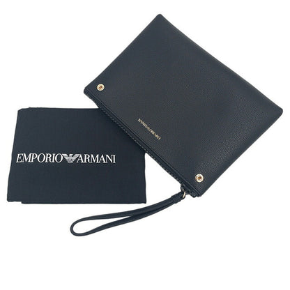 エンポリオアルマーニ EMPORIO ARMANI Y3D165 YFO5B 85218 ディアプリント ショッパーバッグ ミディアム ポーチ付 2WAY ショルダー・トートバッグ ブラック BWEA00082L