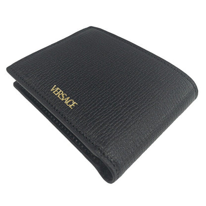 ヴェルサーチ VERSACE DPU6737 1A10544 1B00V メドゥーサ ビギー 小銭入れ付 二つ折り財布 ブラック メンズ ヴェルサーチェ MEDUSA BIGGIE BI-FOLD WALLET BWVE00006M