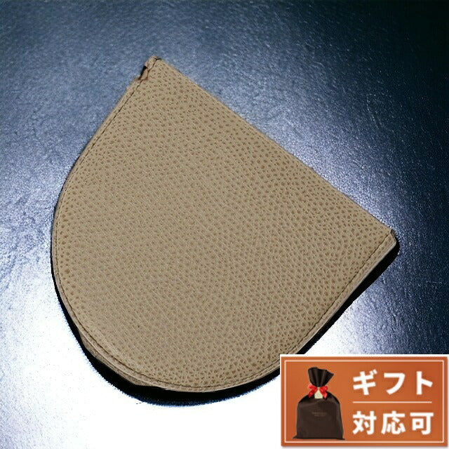 ヴァレクストラ VALEXTRA V0L89 028 MO / SGSR0089028L99CP99 MO 馬蹄型コインケース 小銭入れ オイスターグレー メンズ レディース ユニセックス BWVX00026M