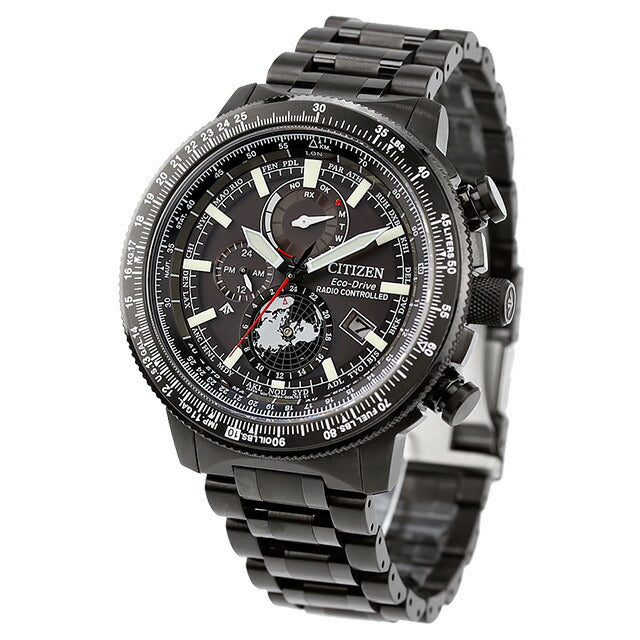 Citizen Promaster Sky系列Geo Trekker观看品牌男士无线电太阳能公民Promaster By3005-56g