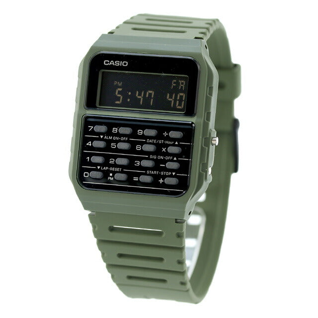 カシオ CASIO クォーツ 電池式 CA-53WF-3B クラシック チプカシ ユニセックス メンズ レディース 腕時計 ブランド カシオ casio デジタル ブラック グリーン 黒 CA-53WF-3BDF